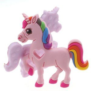PINK UNICORN 100 % BPA free silicone teether / Baby Toy Chew Teether/ Munchable